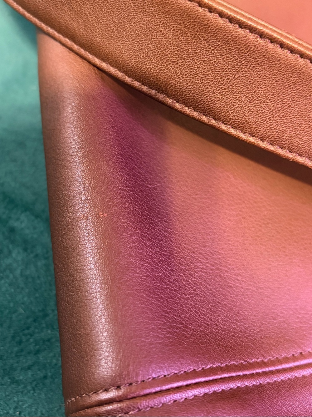 Vintage Coach Lexington Flap 4183 Mahogany Leather Shoulder Bag 1998 Italy - Picture 8 of 9